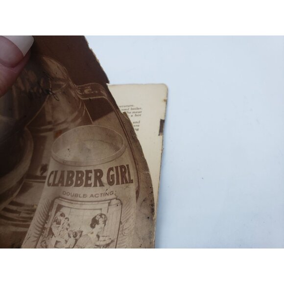 Clabber Girl Baking Powder Company Booklet Recipes 1930s Vintage - Picture 13 of 13